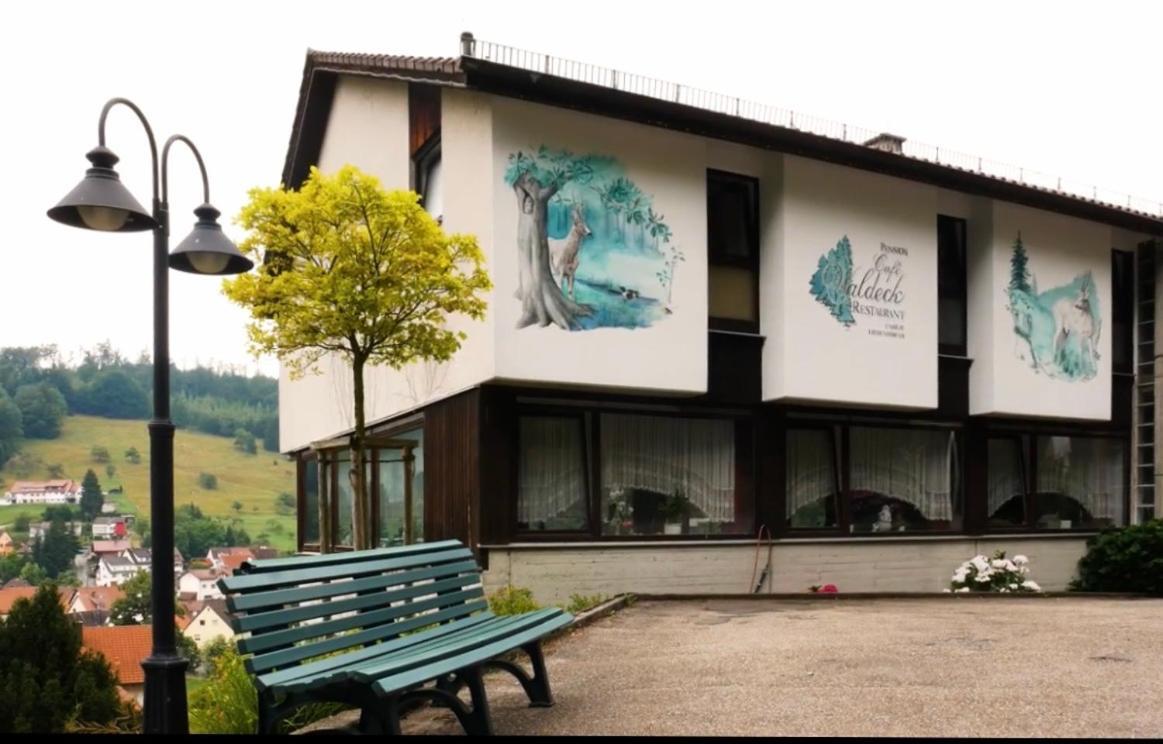 Hotel Cafe Waldeck Wuestenrot Exterior foto